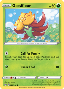 Gossifleur 20/202 Pokémon card from Sword & Shield for sale at best price