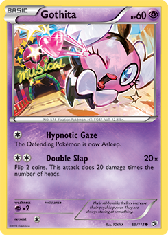 Gothita 69/113 Pokémon card from Legendary Treasures for sale at best price