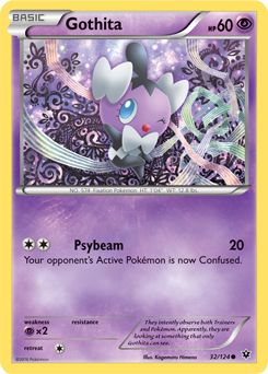 Gothita 32/124 Pokémon card from Fates Collide for sale at best price