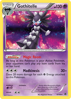 Gothitelle 47/98 Pokémon card from Emerging Powers for sale at best price