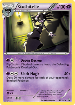 Gothitelle 57/124 Pokémon card from Dragons Exalted for sale at best price