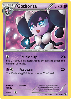 Gothorita 71/113 Pokémon card from Legendary Treasures for sale at best price