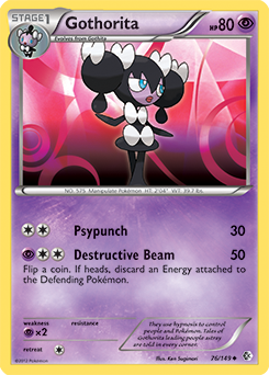 Gothorita 76/149 Pokémon card from Boundaries Crossed for sale at best price