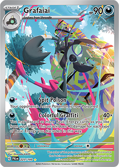 Grafaiai 223/193 Pokémon card from Paldea Evolved for sale at best price