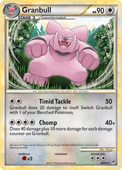Granbull 26/95 Pokémon card from Call of Legends for sale at best price