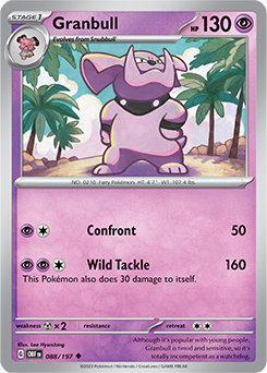 Granbull 88/197 Pokémon card from Obsidian Flames for sale at best price