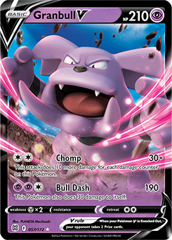 Granbull V 057/172 Pokémon card from Brilliant Stars for sale at best price