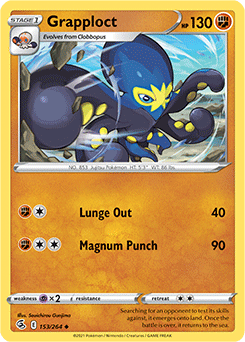 Grapploct 153/264 Pokémon card from Fusion Strike for sale at best price