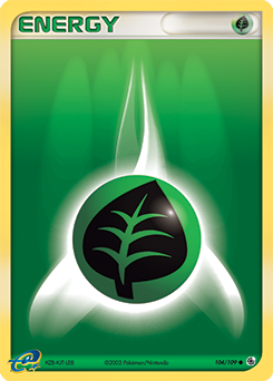 Carte Pokémon Énergie Plante 104/109 de la série Ex Rubis & Saphir en vente au meilleur prix