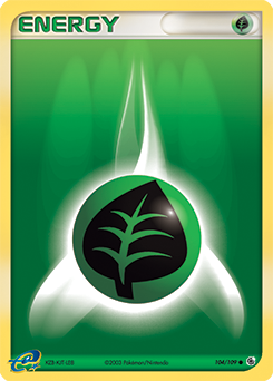 Grass Energy 104/109 Pokémon card from Ex Ruby & Sapphire for sale at best price