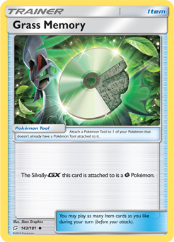 Grass Memory 143/181 Pokémon card from Team Up for sale at best price