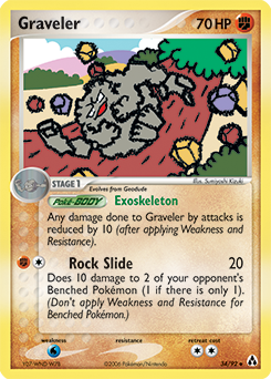 Graveler 34/92 Pokémon card from Ex Legend Maker for sale at best price