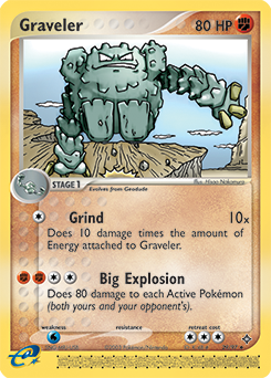 Graveler 29/97 Pokémon card from Ex Dragon for sale at best price