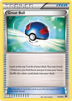 Great Ball 93/98 Pokémon card from Emerging Powers for sale at best price