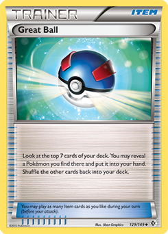 Great Ball 129/149 Pokémon card from Boundaries Crossed for sale at best price