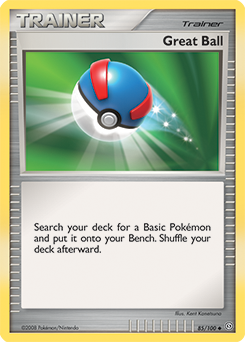 Great Ball 85/100 Pokémon card from Stormfront for sale at best price