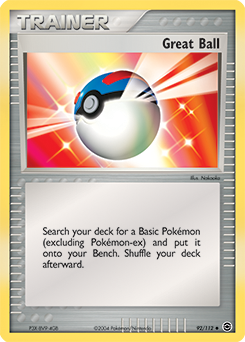 Great Ball 92/112 Pokémon card from Ex Fire Red Leaf Green for sale at best price