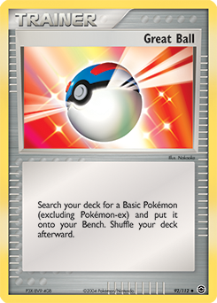 Carte Pokémon Super Ball 92/112 de la série Ex Rouge Feu Vert Feuille en vente au meilleur prix