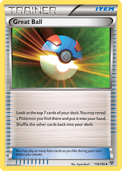 Great Ball 118/146 Pokémon card from X&Y for sale at best price