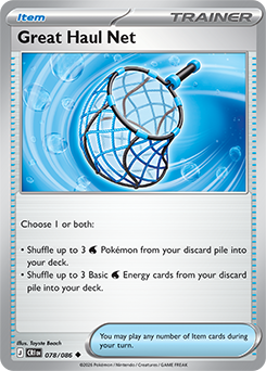 Uncommon Pokémon card Great Haul Net 78/86 from Chaos Rising expansion