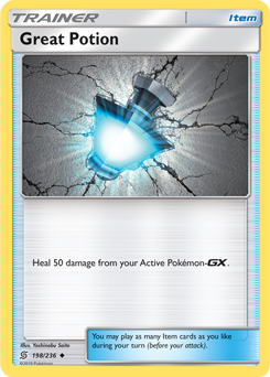 Great Potion 198/236 Pokémon card from Unified Minds for sale at best price