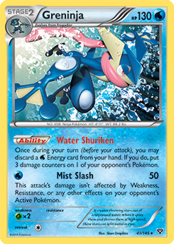 Greninja 41/146 Pokémon card from X&Y for sale at best price