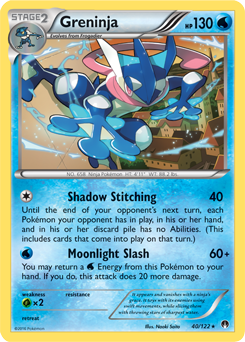 Greninja 40/122 Pokémon card from Breakpoint for sale at best price