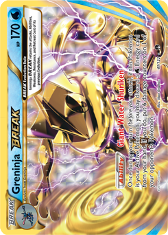 Turbo Pokémon card Greninja BREAK 41/122 from Breakpoint expansion