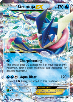 Promo Pokémon card Greninja EX XY20 from XY Promos expansion