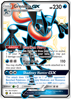 Greninja GX SV56/SV94 Pokémon card from Hidden Fates for sale at best price