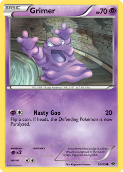 Grimer 52/99 Pokémon card from Next Destinies for sale at best price