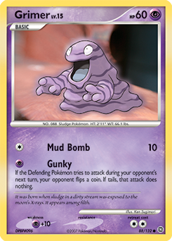 Grimer 88/132 Pokémon card from Secret Wonders for sale at best price