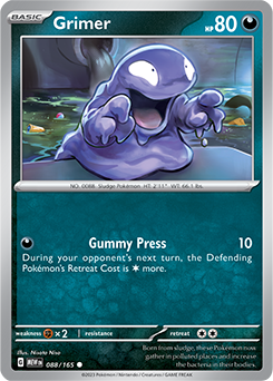 Grimer 88/165 Pokémon card from 151 for sale at best price