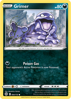 Grimer 084/172 Pokémon card from Brilliant Stars for sale at best price
