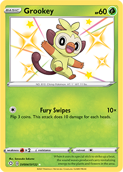 Grookey SV004/SV122 Pokémon card from Shining Fates for sale at best price