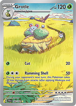 Grotle 164/162 Pokémon card from Temporal Forces for sale at best price