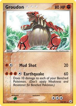 Groudon 102/101 Pokémon card from Ex Hidden Legends for sale at best price