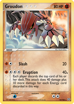 Groudon 14/106 Pokémon card from Ex Emerald for sale at best price