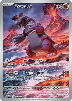 Groudon 199/182 Pokémon card from Paradox Rift for sale at best price