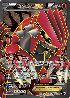Groudon EX 106/108 Pokémon card from Dark Explorers for sale at best price