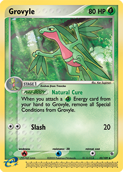 Grovyle 32/109 Pokémon card from Ex Ruby & Sapphire for sale at best price
