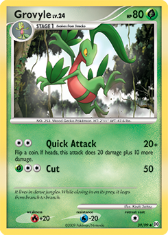 Carte Pokémon Grovyle 39/99 de la série Arceus en vente au meilleur prix