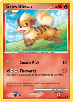 Growlithe 108/147 Pokémon card from Supreme Victors for sale at best price