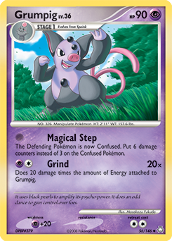 Grumpig 56/146 Pokémon card from Legends Awakened for sale at best price
