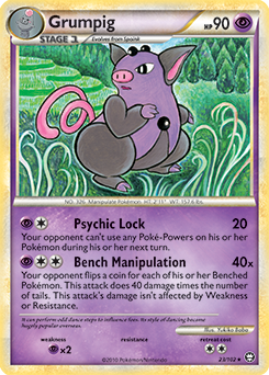 Grumpig 23/102 Pokémon card from Triumphant for sale at best price