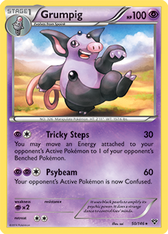 Grumpig 50/146 Pokémon card from X&Y for sale at best price