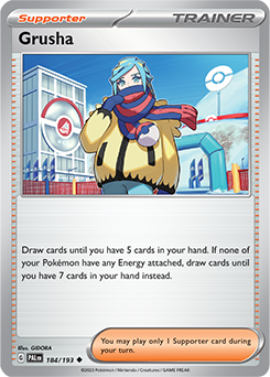 Grusha 184/193 Pokémon card from Paldea Evolved for sale at best price