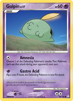 Gulpin 98/146 Pokémon card from Legends Awakened for sale at best price