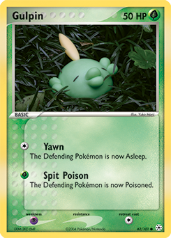 Gulpin 62/101 Pokémon card from Ex Hidden Legends for sale at best price