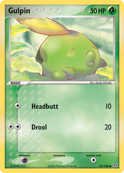 Gulpin 51/106 Pokémon card from Ex Emerald for sale at best price